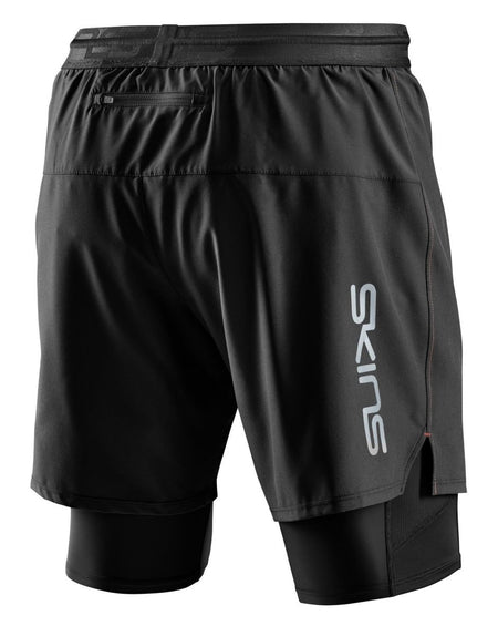 Skins - S3 Superpose Laufshorts Herren - black - SK-ST00301079001S - Sportbrands24