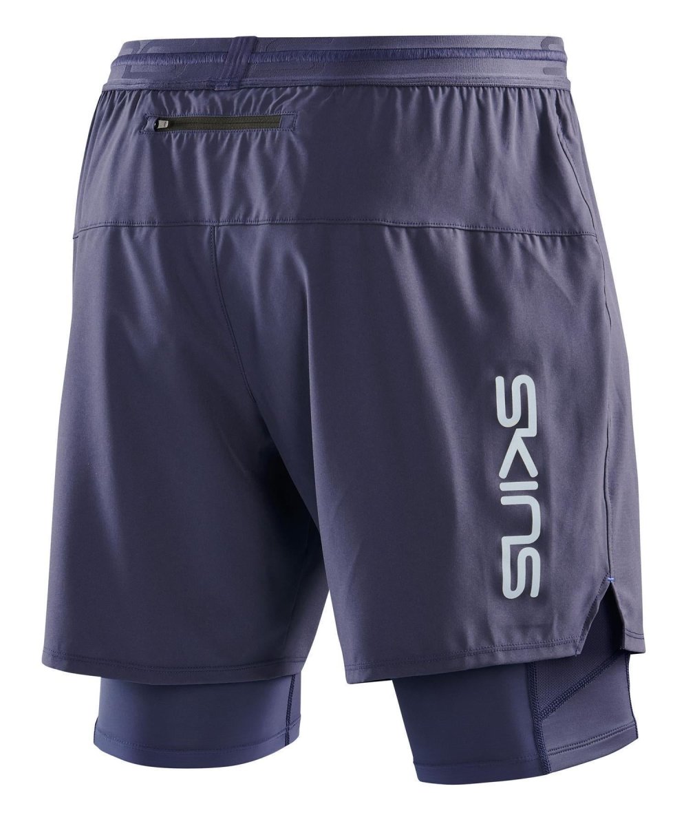 Skins - S3 Superpose Laufshorts Herren - navy blue - SK-ST00301079010S - Sportbrands24