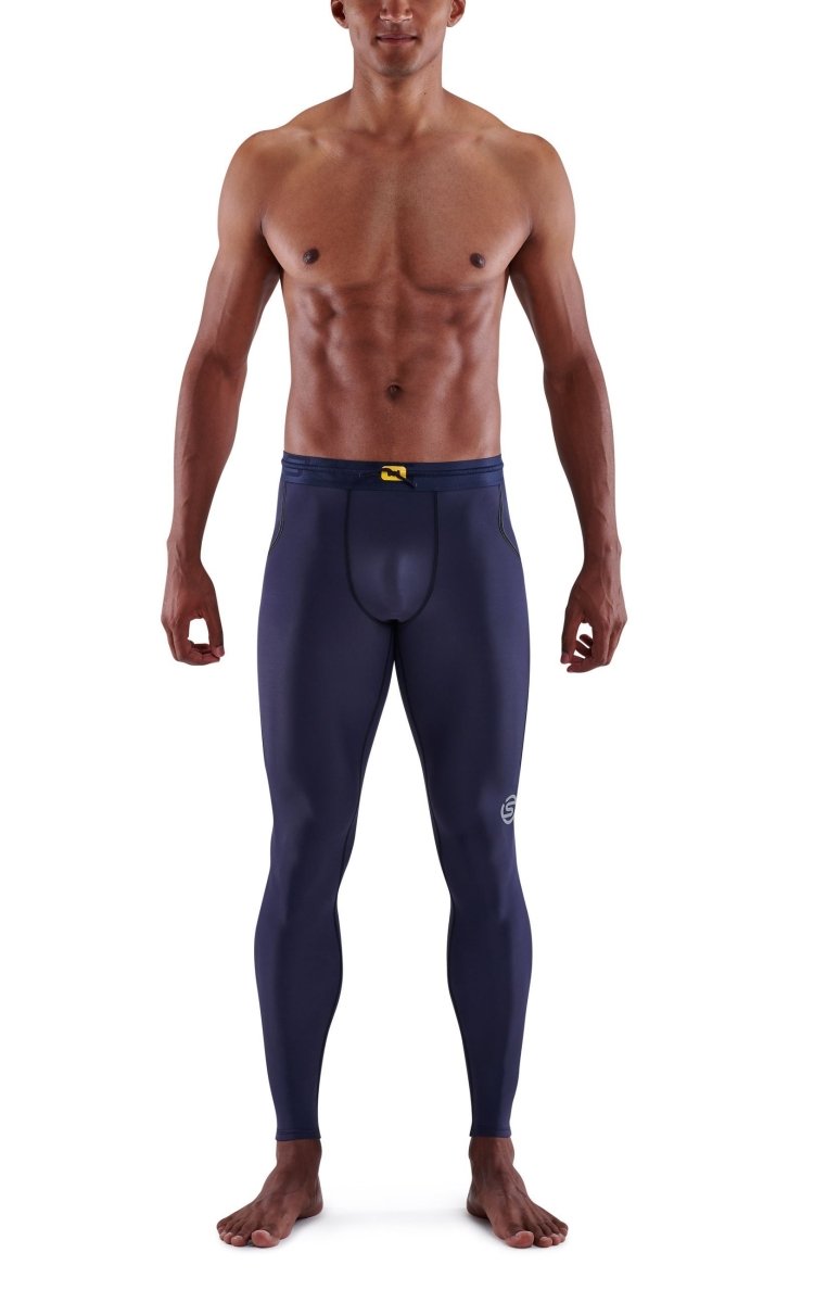 Skins - S3 Thermal Long Tight Kompressionshose Herren - navy blue - SK-ST00301119010XL - Sportbrands24