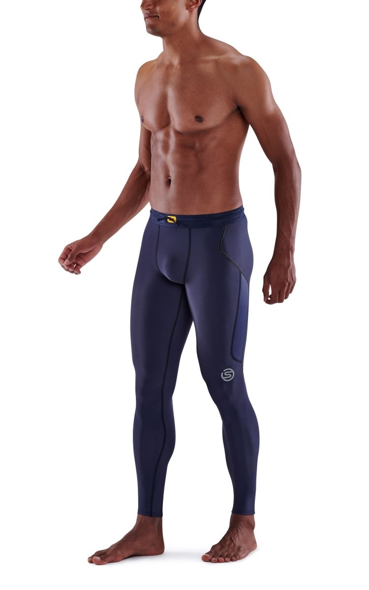 Skins - S3 Thermal Long Tight Kompressionshose Herren - navy blue - SK-ST00301119010S - Sportbrands24