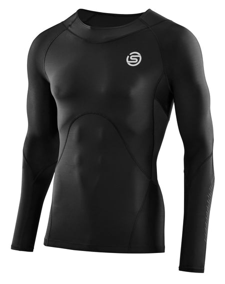 Skins - S3 400 Longsleeve Kompressionsshirt Herren - black/stars - SK-ST00301160064S - Sportbrands24