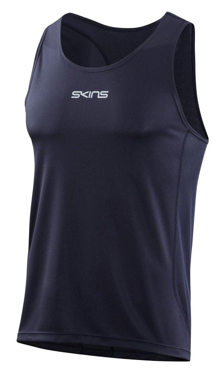 Skins - S3 Running Singlet Shirt Herren - navy blue - SK-ST01500579010S - Sportbrands24