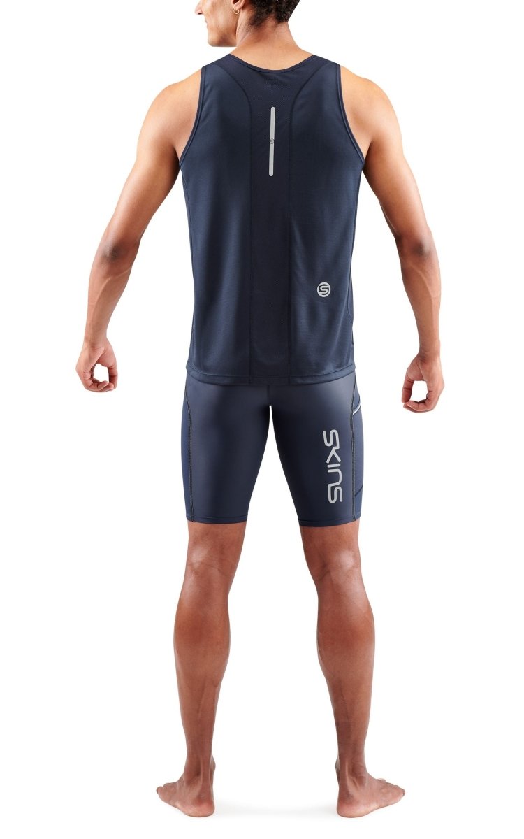 Skins - S3 Running Singlet Shirt Herren - navy blue - SK-ST01500579010S - Sportbrands24