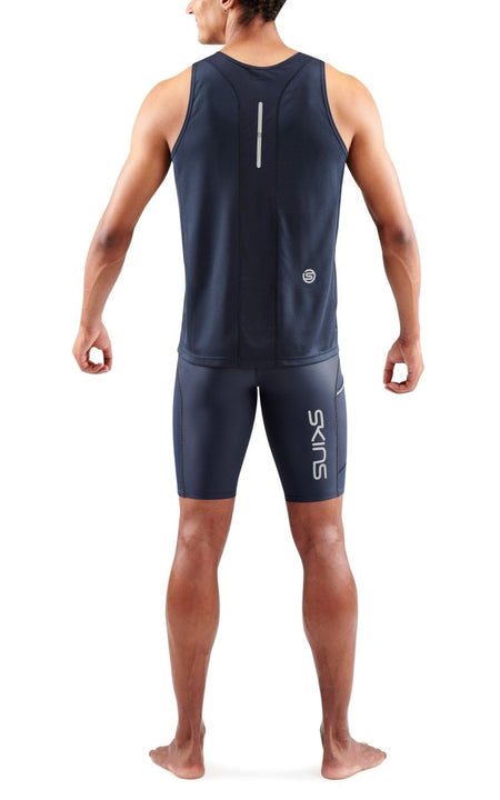 Skins - S3 Running Singlet Shirt Herren - navy blue - SK-ST01500579010S - Sportbrands24