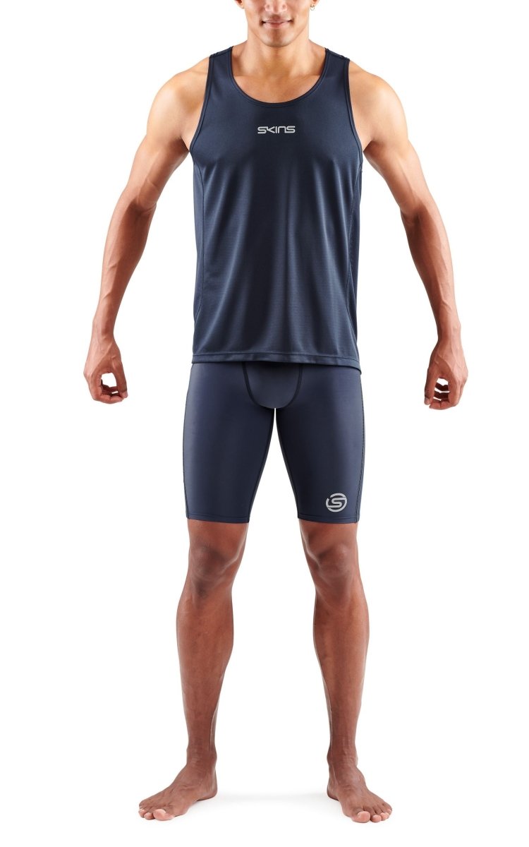 Skins - S3 Running Singlet Shirt Herren - navy blue - SK-ST01500579010M - Sportbrands24