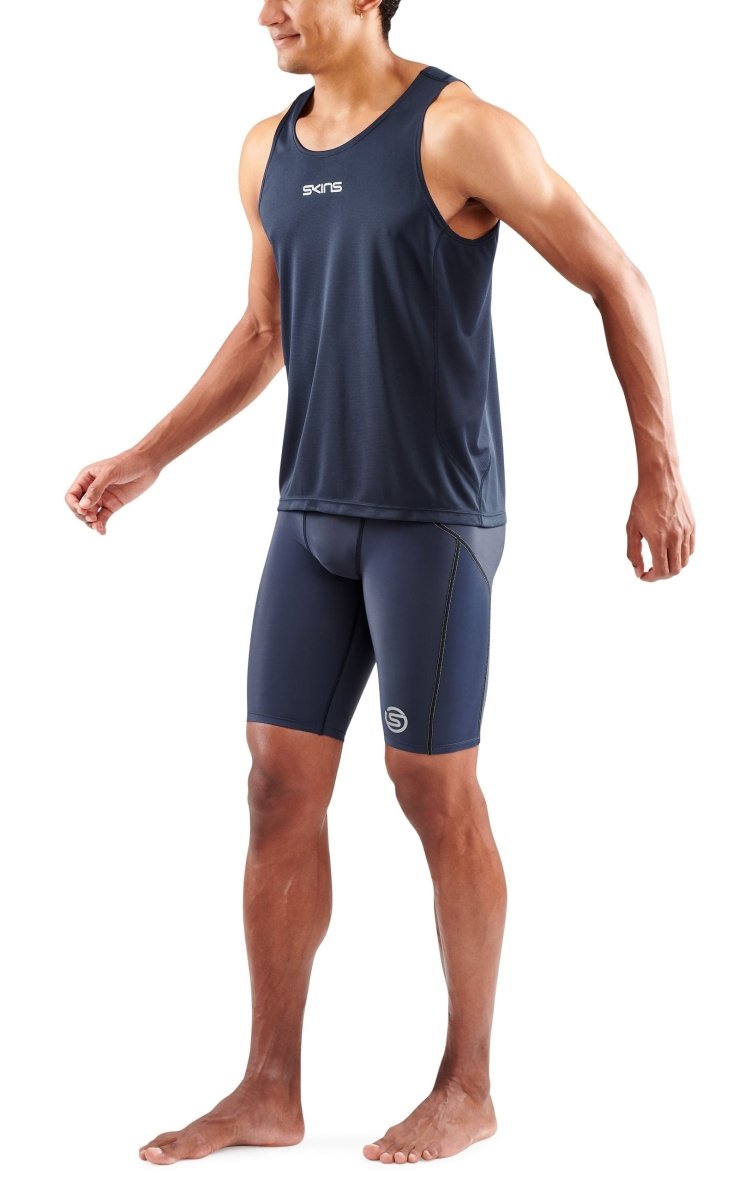 Skins - S3 Running Singlet Shirt Herren - navy blue - SK-ST01500579010S - Sportbrands24