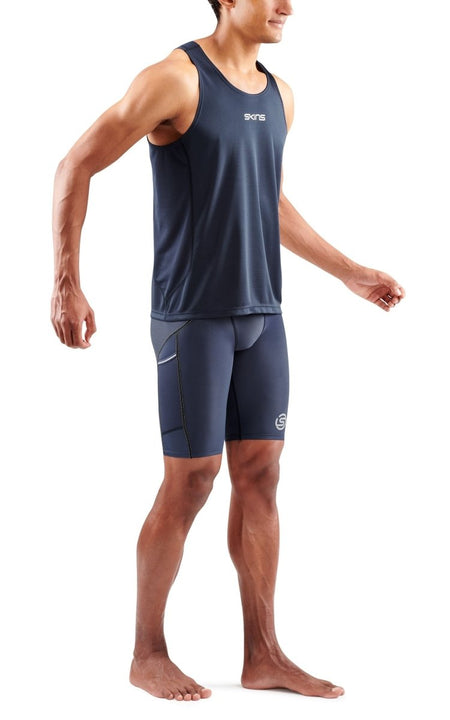Skins - S3 Running Singlet Shirt Herren - navy blue - SK-ST01500579010S - Sportbrands24