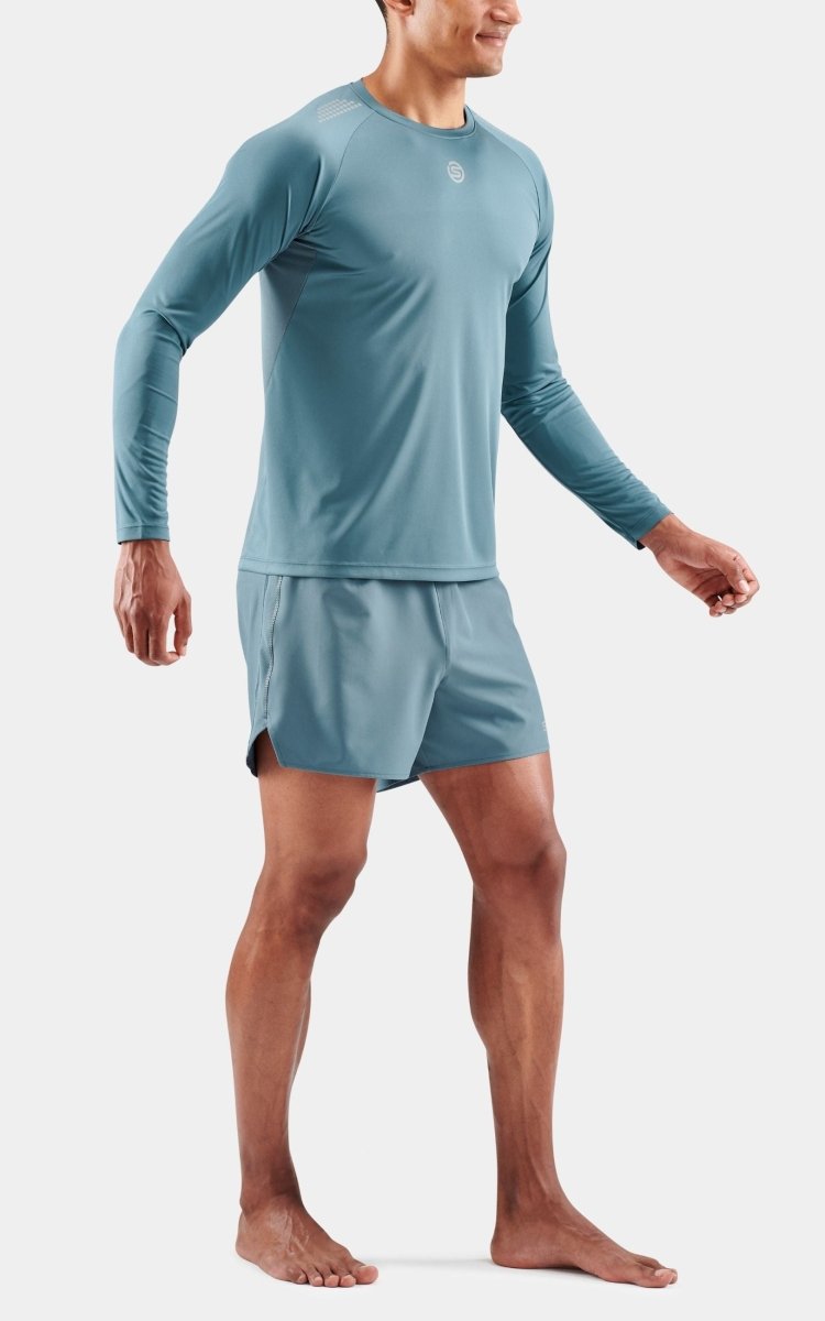 Skins - S3 Longsleeve Shirt Herren - blue grey - SK-ST01504560575S - Sportbrands24