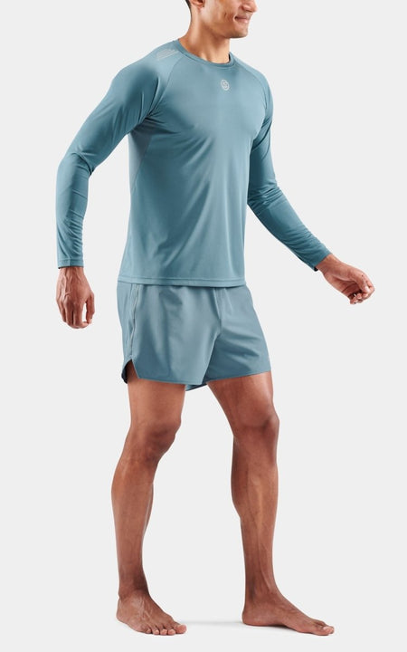 Skins - S3 Longsleeve Shirt Herren - blue grey - SK-ST01504560575S - Sportbrands24