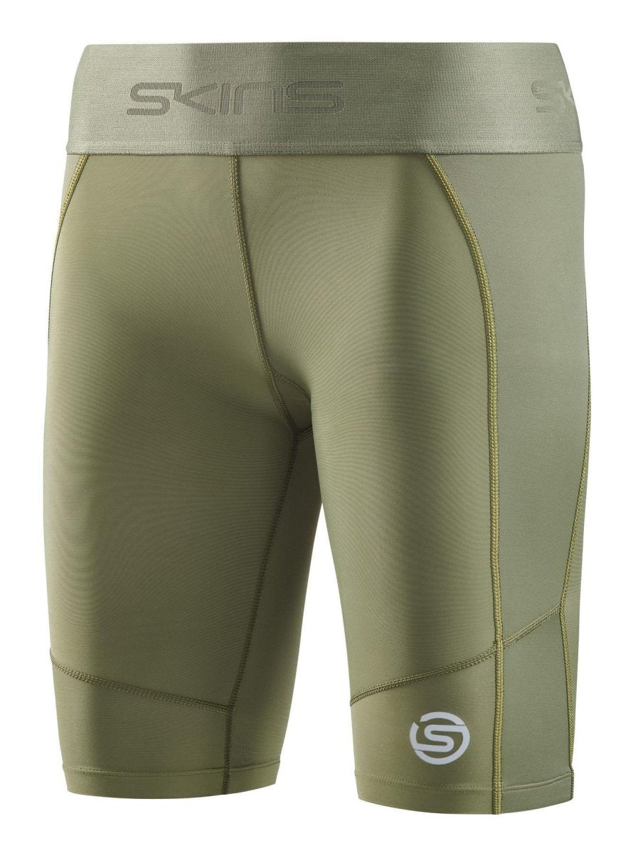 Skins - S3 Half tights Kompressionshose Damen - khaki - SK-ST40300020573XS - Sportbrands24