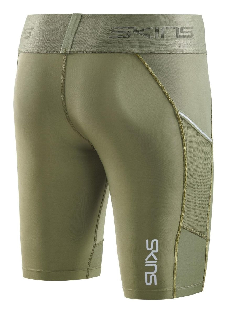 Skins - S3 Half tights Kompressionshose Damen - khaki - SK-ST40300020573XS - Sportbrands24
