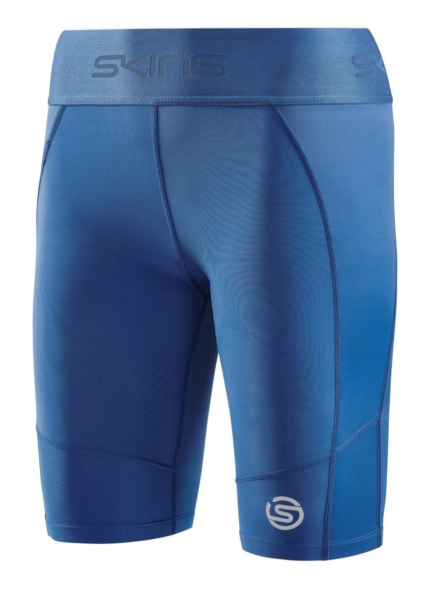 Skins - S3 Half tights Kompressionshose Damen - marine blue - SK-ST40300020576XS - Sportbrands24