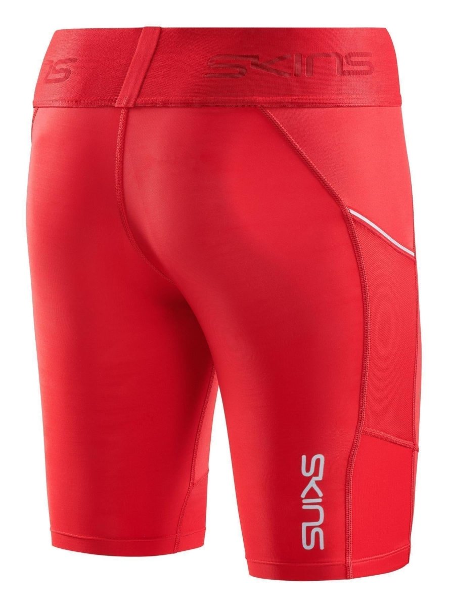 Skins - S3 Half tights Kompressionshose Damen - red - SK-ST40300029014XS - Sportbrands24