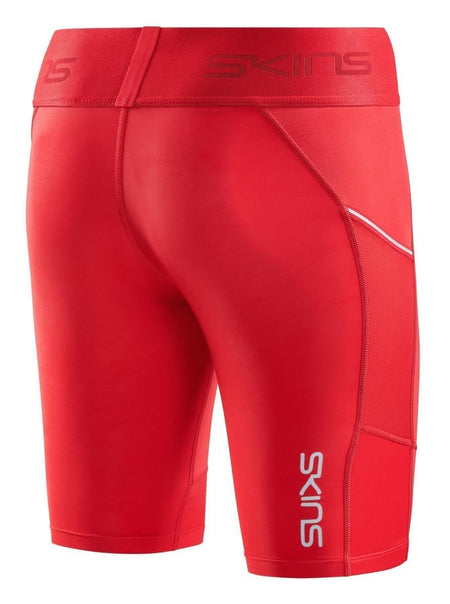 Skins - S3 Half tights Kompressionshose Damen - red - SK-ST40300029014XS - Sportbrands24