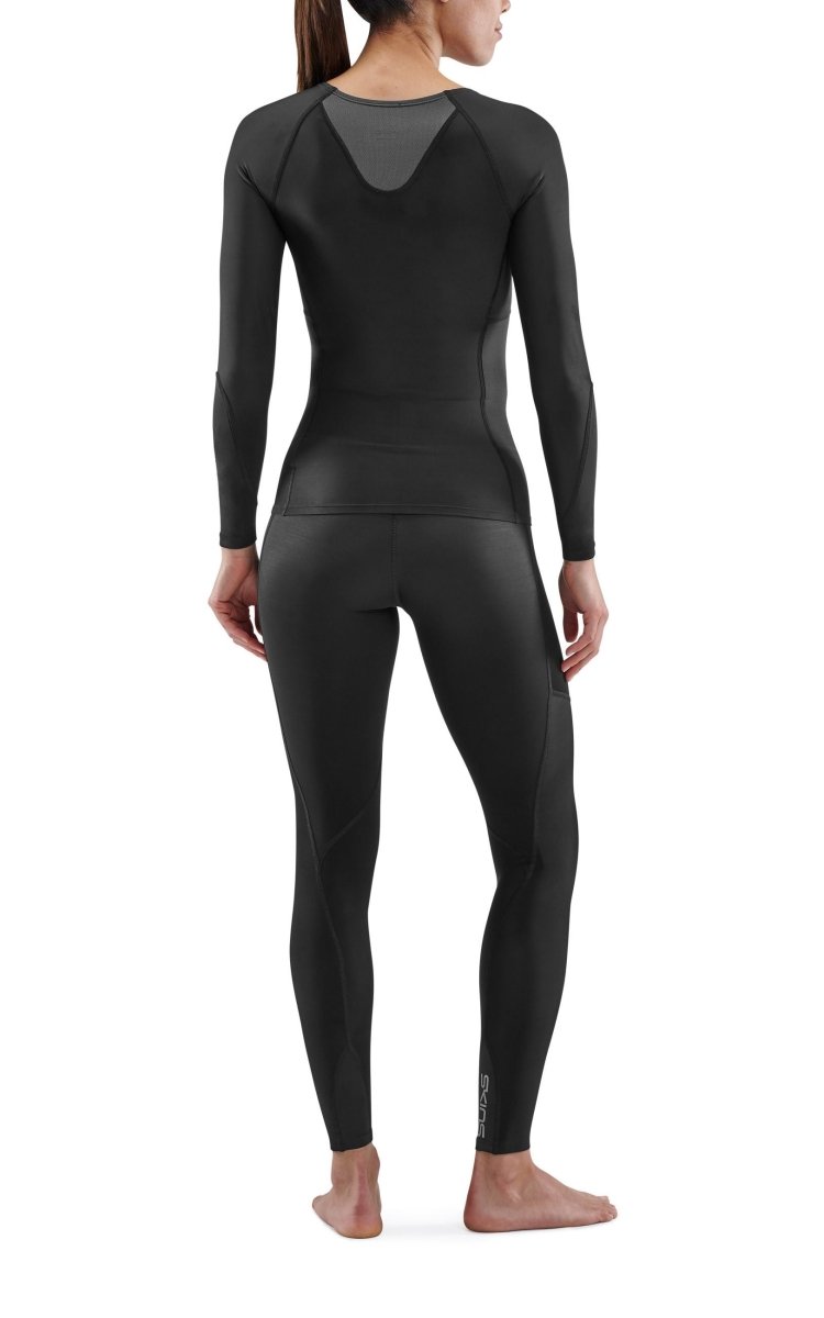 Skins - S3 Longsleeve Kompressionsshirt Damen - black - SK-ST40300059001XS - Sportbrands24