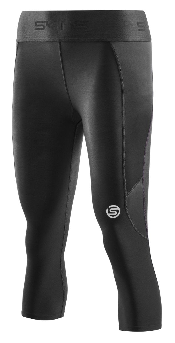 Skins - S3 Thermal 3/4 Tight Kompressionshose Damen - black - SK-ST40300209001XS - Sportbrands24