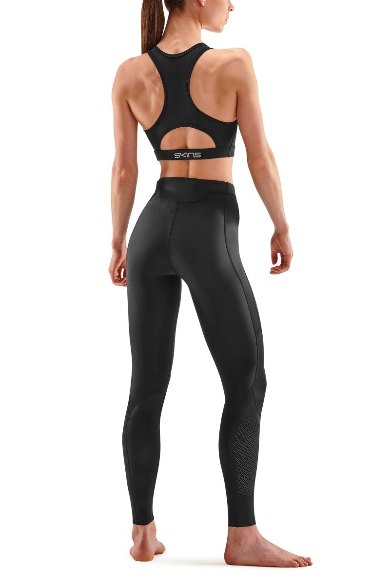 Skins - S3 400 Long Tight Kompressionshose Damen - black star - SK-ST40300290064XS - Sportbrands24