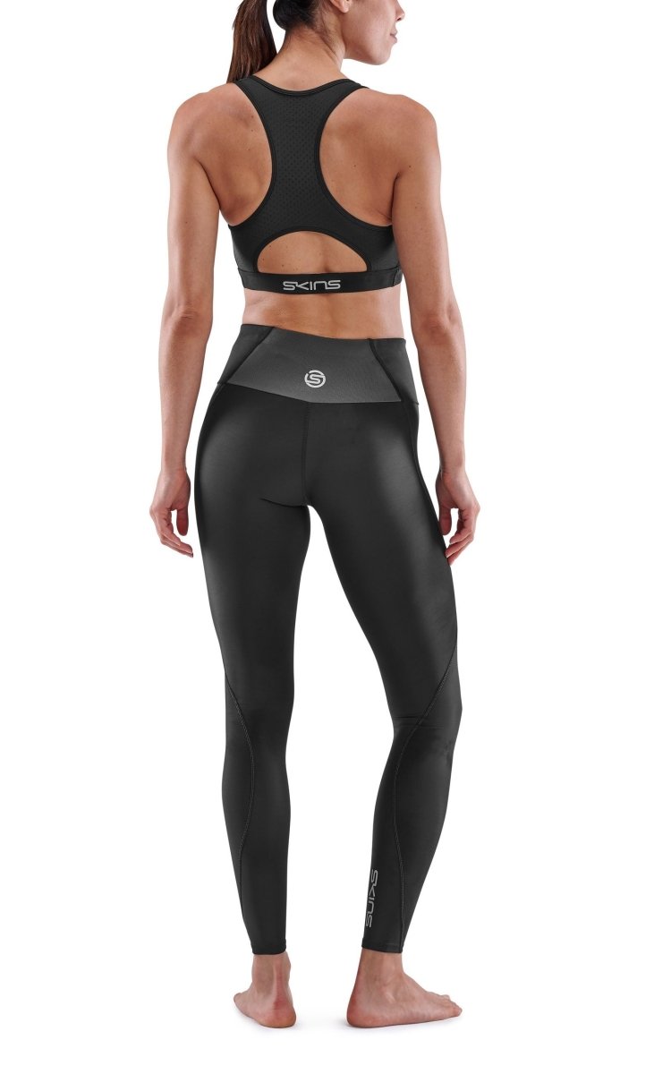 Skins - S3 T&R Long Tight Kompressionshose Damen - black - SK-ST40300399001XS - Sportbrands24