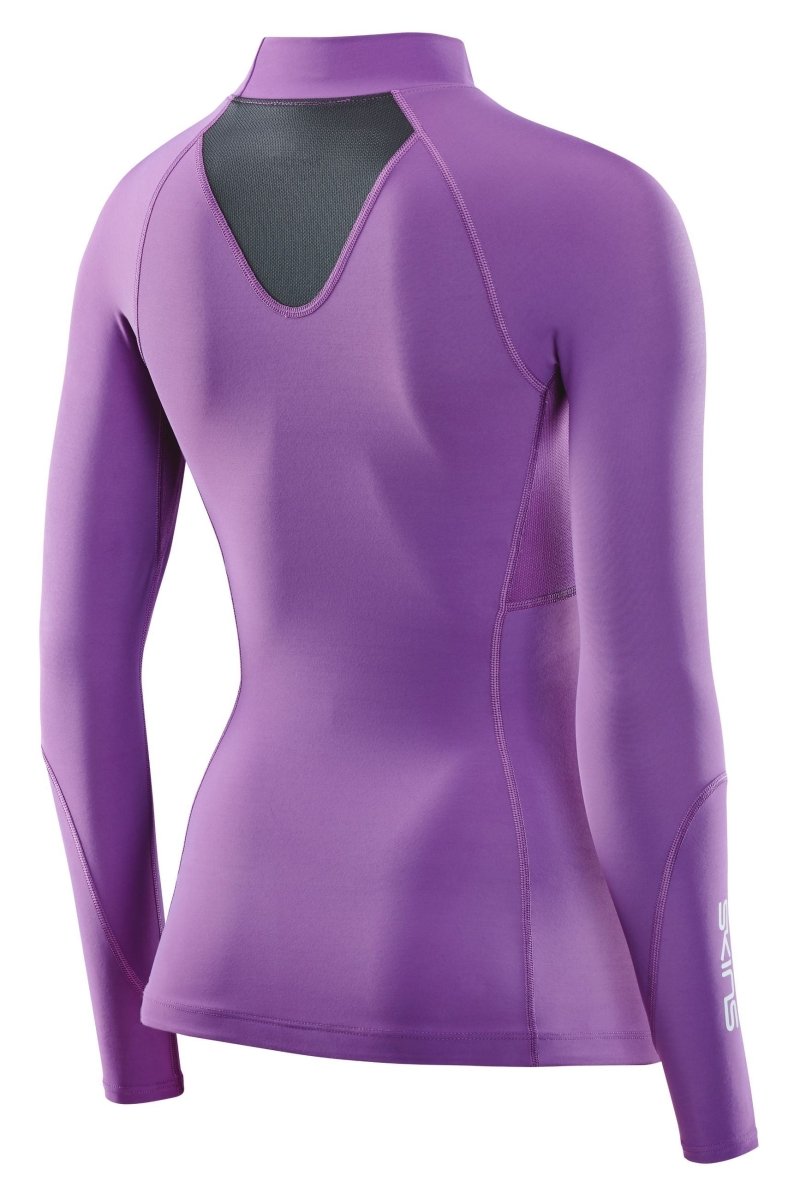 Skins - S3 Thermal Longsleeve Kompressionsshirt Damen - Amethyst - SK - ST40300660547XS - Sportbrands24