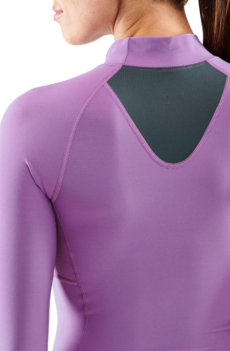 Skins - S3 Thermal Longsleeve Kompressionsshirt Damen - Amethyst - SK - ST40300660547XS - Sportbrands24