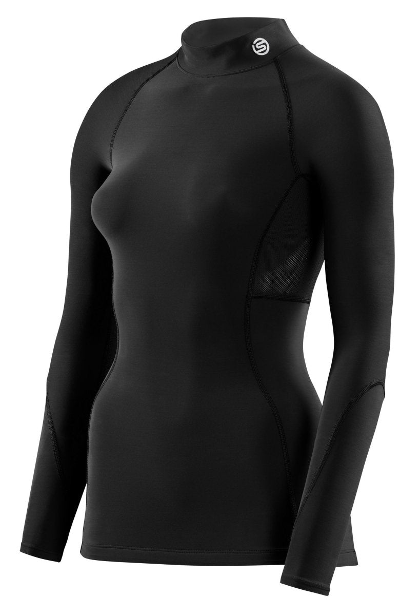 Skins - S3 Thermal Longsleeve Kompressionsshirt Damen - black - SK-ST40300669001XS - Sportbrands24