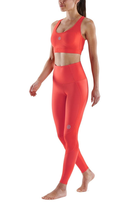 Skins - S3 Skyscraper Long Tight Kompressionshose Damen - Spark - SK-ST40301080536XS - Sportbrands24