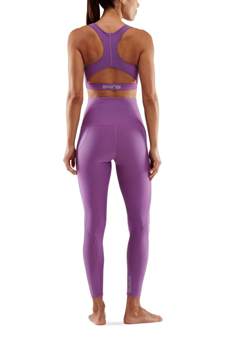 Skins - S3 Skyscraper Long Tight Kompressionshose Damen - Amethyst - SK - ST40301080547XS - Sportbrands24