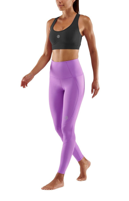 Skins - S3 Skyscraper Long Tight Kompressionshose Damen - Iris Orchid - SK-ST40301080548XS - Sportbrands24
