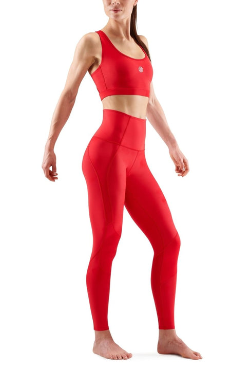 Skins - S3 Skyscraper Lauftights Damen - red - SK-ST40301089014XS - Sportbrands24