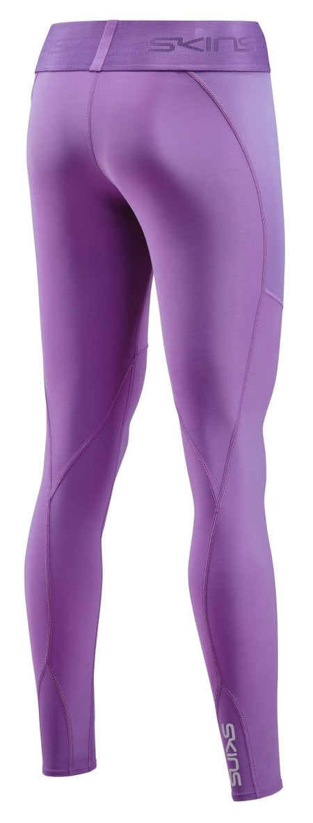 Skins - S3 Thermal Long Tight Kompressionshose Damen - Amethyst - SK-ST40301110547XS - Sportbrands24