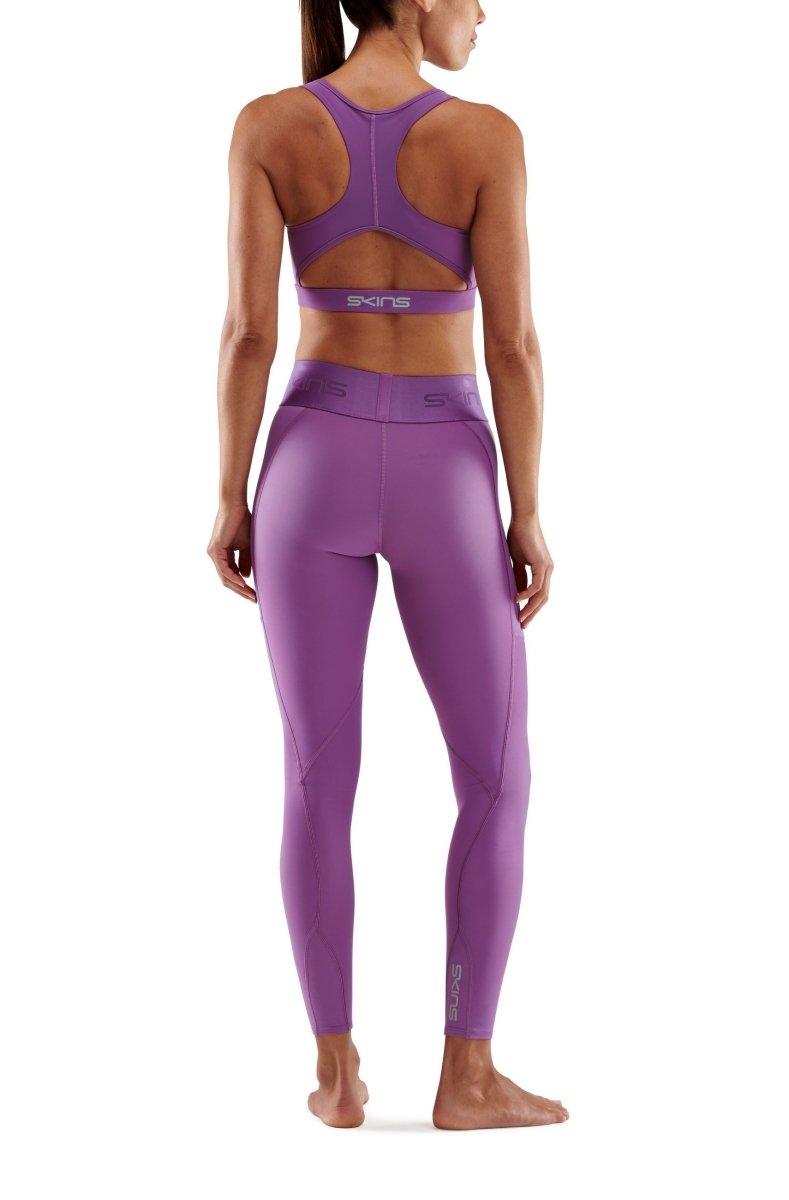 Skins - S3 Thermal Long Tight Kompressionshose Damen - Amethyst - SK-ST40301110547XS - Sportbrands24