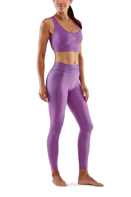 Skins - S3 Thermal Long Tight Kompressionshose Damen - Amethyst - SK-ST40301110547XS - Sportbrands24