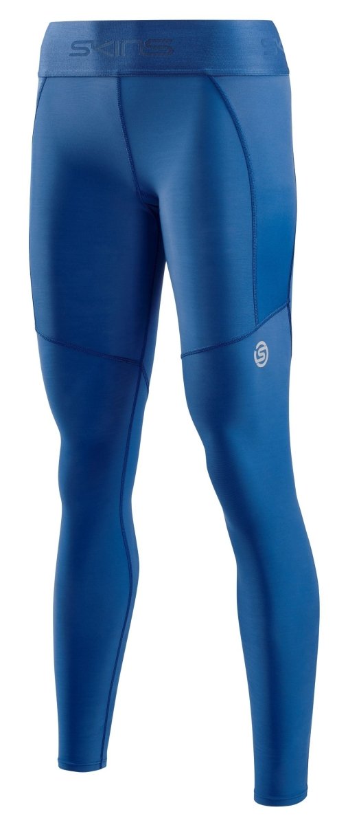 Skins - S3 Thermal Long Tight Kompressionshose Damen - marine blue - SK-ST40301110576XS - Sportbrands24
