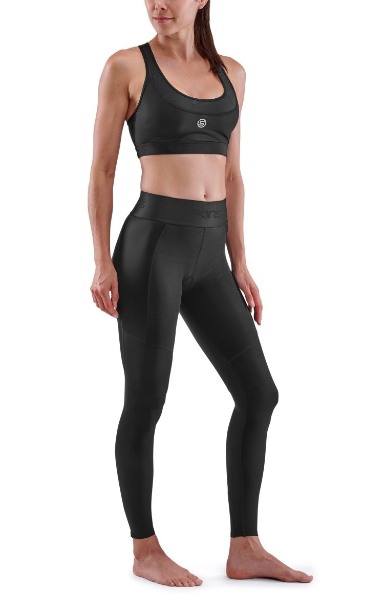 Skins - S3 Thermal Long Tight Kompressionshose Damen - black - SK-ST40301119001XS - Sportbrands24