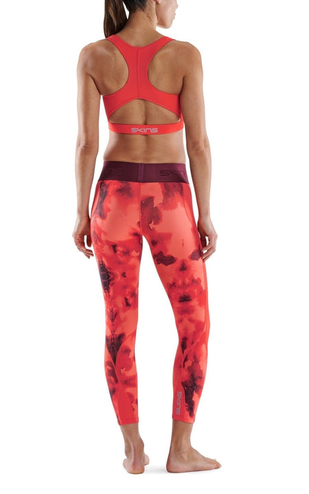 Skins - S3 Long Tights Kompressionshose Damen - Spark Camo - SK-ST40301190541XS - Sportbrands24