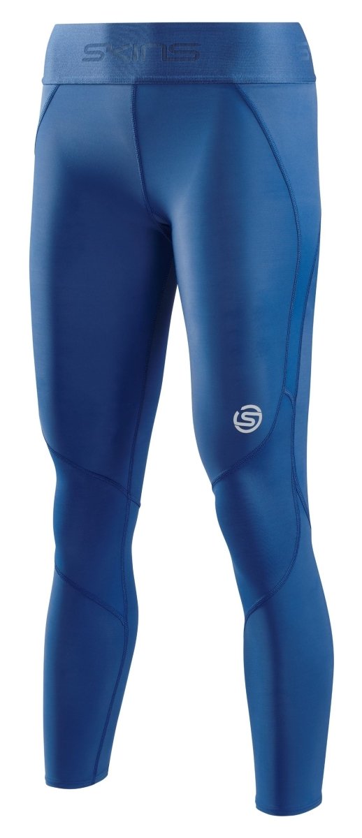 Skins - S3 Long Tights Kompressionshose Damen - marine blue - SK-ST40301190576XS - Sportbrands24