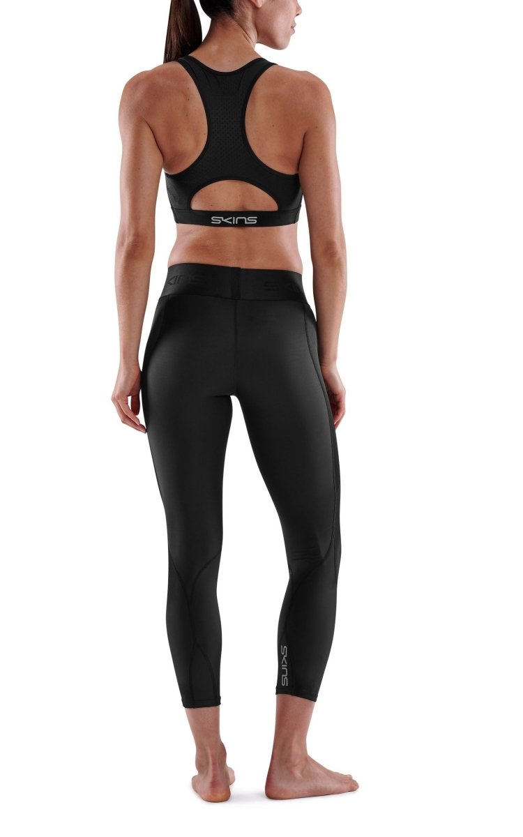 Skins - S3 7/8 - Lauftights Damen - black - SK-ST40301199001XS - Sportbrands24