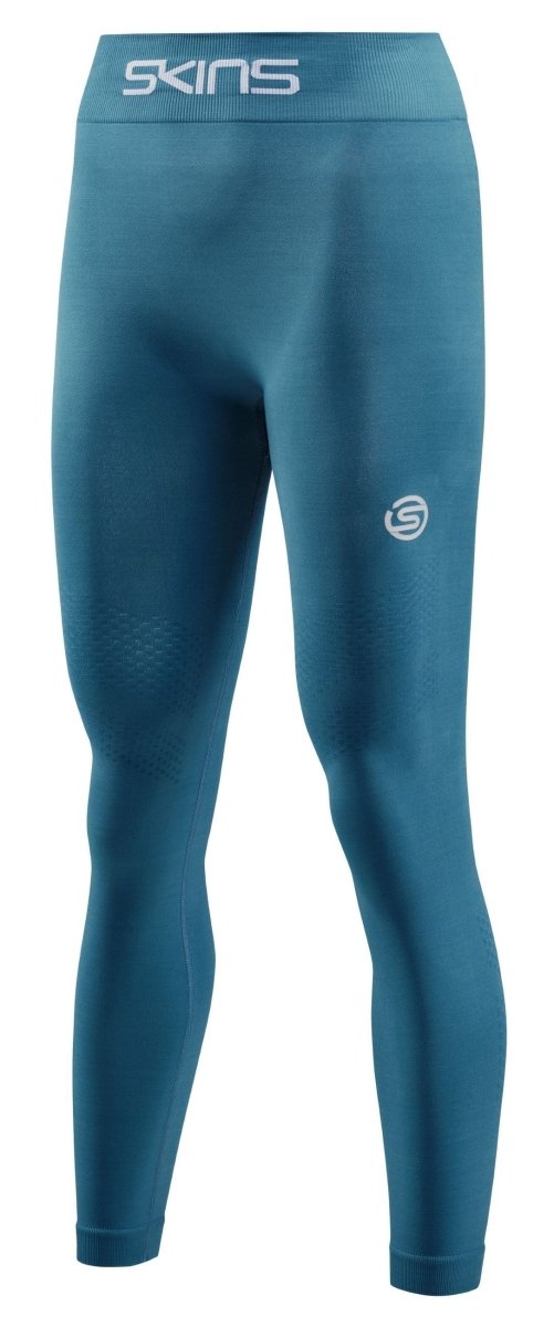 Skins - Seamless Long Tight Kompressionshose Damen - Teal - SK - ST40310010535XS - Sportbrands24