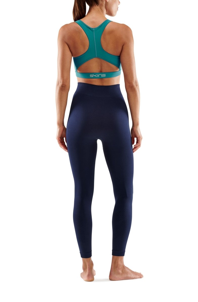 Skins - Seamless Long Tight Kompressionshose Damen - Navy Blue - SK - ST40310019010XS - Sportbrands24