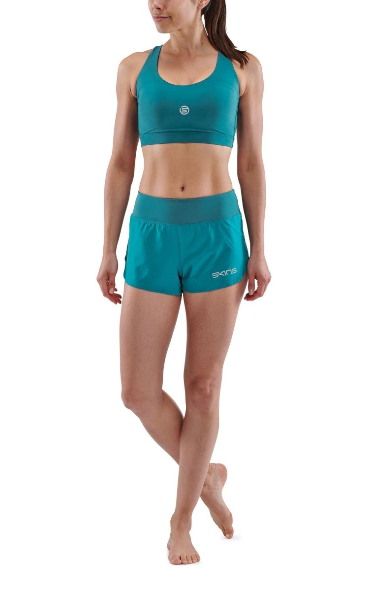 Skins - S3 Active Bra Sport - BH Damen - Teal - SK - ST40730130535XS - Sportbrands24