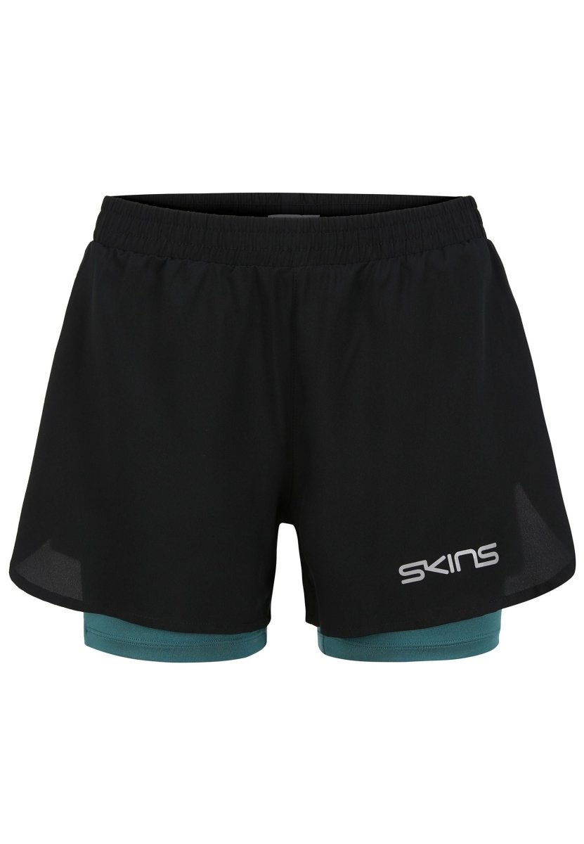 Skins - S3 X - Fit Shorts Laufshort Damen - black - SK-ST40730719001XS - Sportbrands24