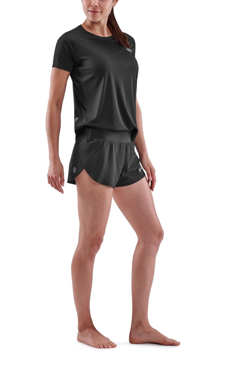 Skins - S3 Run Shorts Laufshort Damen - black - SK-ST40750099001XS - Sportbrands24