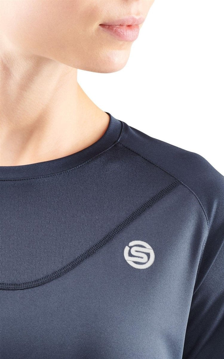 Skins - S3 Short Sleeve Top Shirt Damen - navy blue - SK-ST40754559010XS - Sportbrands24