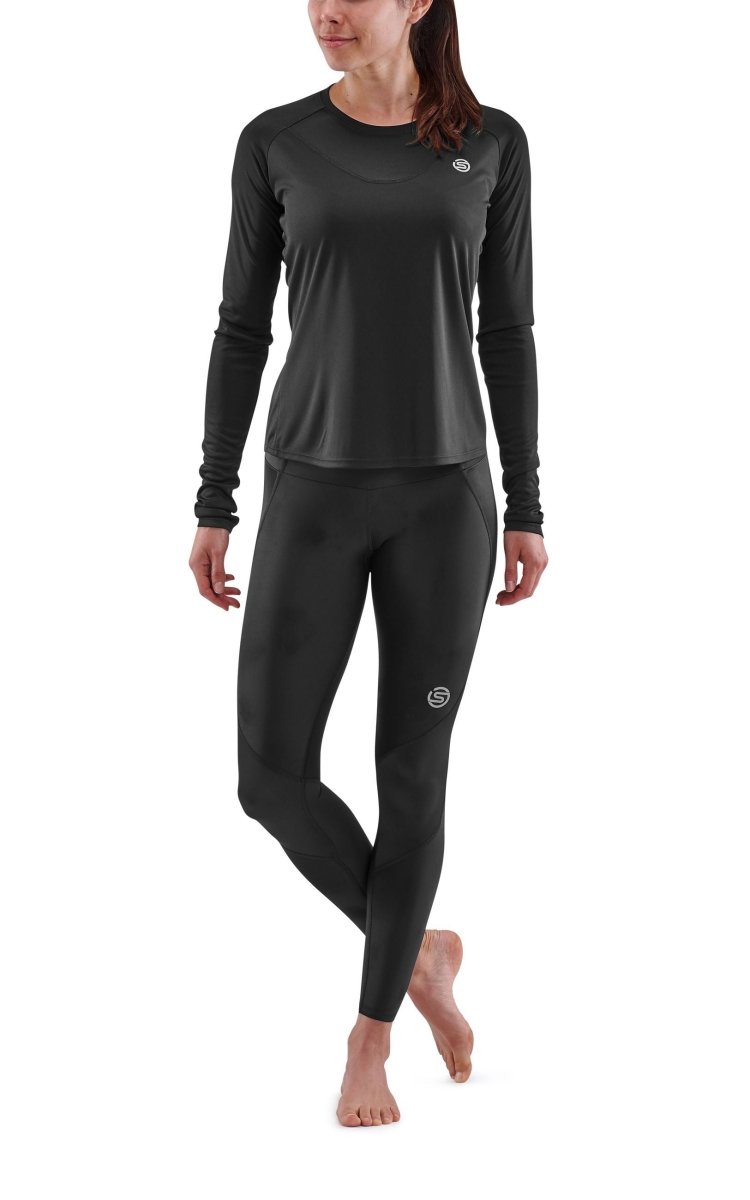 Skins - S3 Longsleeve Damen - black - SK-ST40754569001S - Sportbrands24