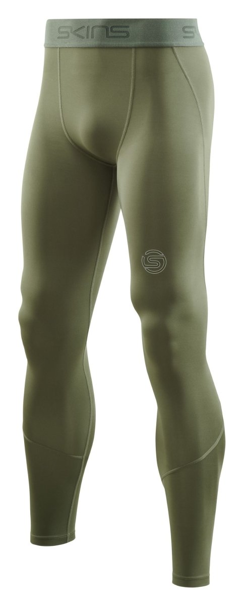 Skins - 2 - Series Long Tight Tights long Herren - khaki - SK-SW00200010573S - Sportbrands24