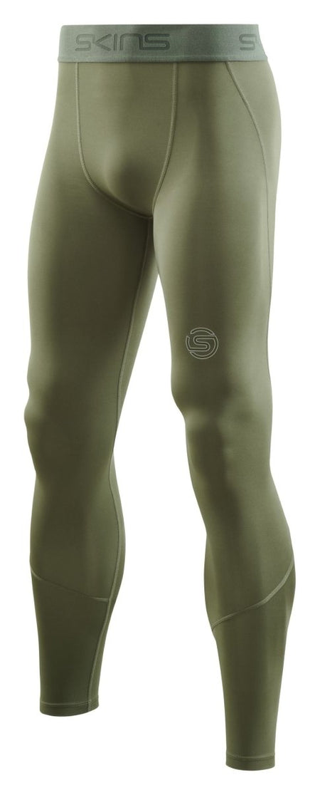 Skins - 2 - Series Long Tight Tights long Herren - khaki - SK-SW00200010573S - Sportbrands24