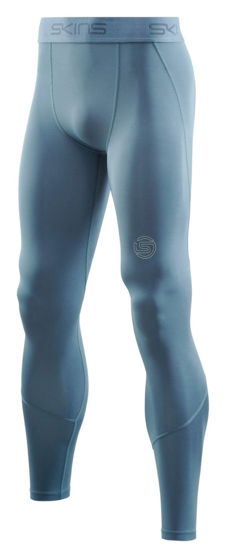 Skins - 2 - Series Long Tight Tights long Herren - blue grey - SK-SW00200010575S - Sportbrands24