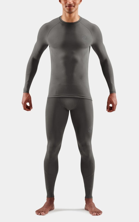 Skins - 2 - Series Long Sleeve Top Herren - charcoal - SK-SW00200059118XL - Sportbrands24