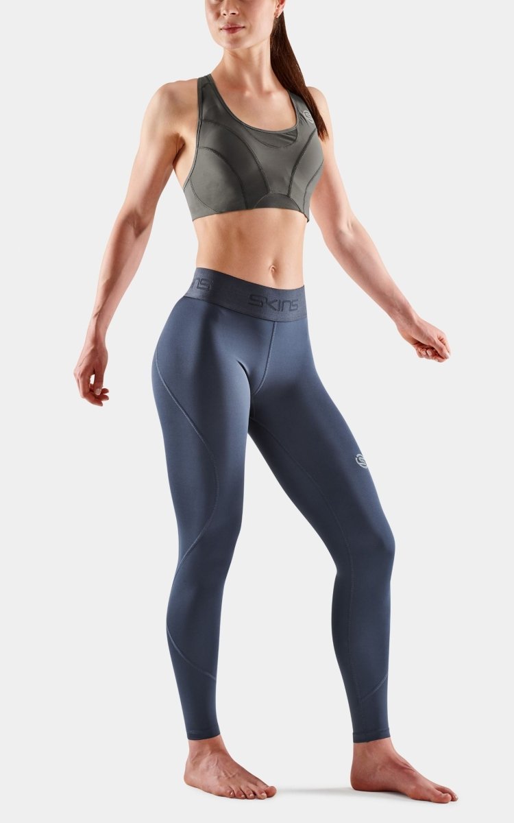 Skins - 2 - Series Long Tight Tights Damen - navy blue - SK-SW40200019010XS - Sportbrands24
