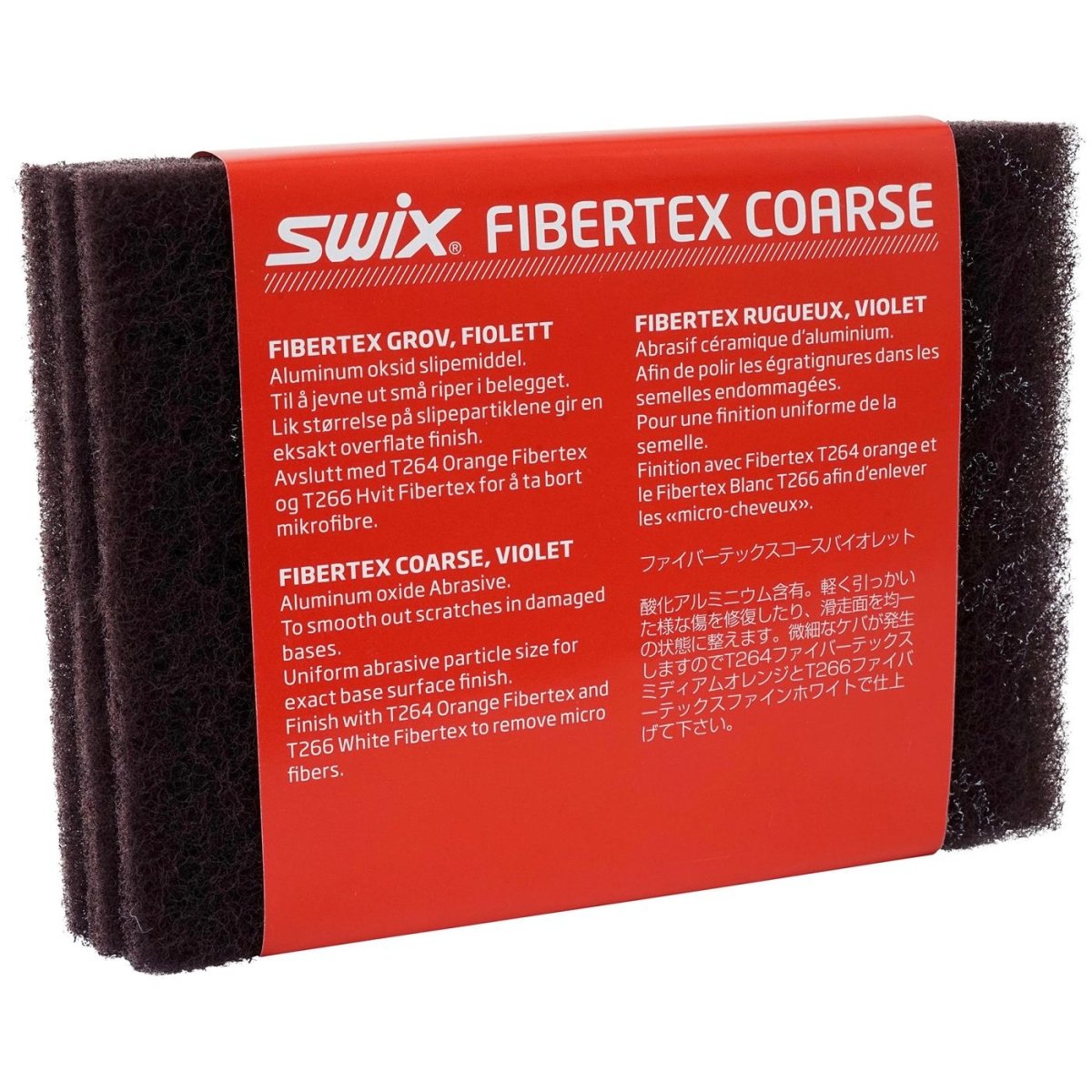 Swix - T266N Fibertex violet, Med.coarse Schleifpapier - SX-T0266N - Sportbrands24